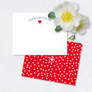 Search for heart shaped note cards For her