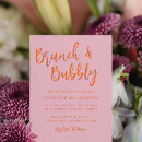 Search for modern brunch and bubbly invitations Trendy