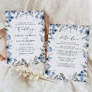 Search for rustic blue invitations Flowers