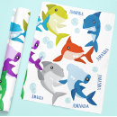 Search for baby shark wrapping paper Cute