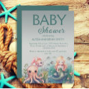 Search for octopus baby shower invitations Mermaid