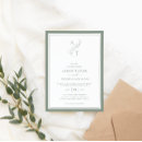 Search for monogram invitations Sage green