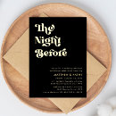 Search for foil rehearsal dinner invitations Typography