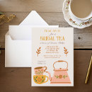Search for bridal birthday invitations Tea party