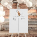 Search for reveal posters Teddy bear gender reveal