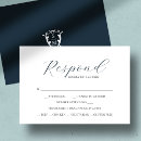 Search for monogrammed rsvp cards Crest