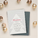 Search for geometric christmas invitations Chic