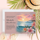 Search for sunset birthday invitations Palm trees