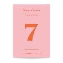 Search for vintage table cards Number