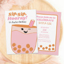 Search for bubble tea invitations Kawaii