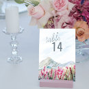 Search for mountain table cards Watercolor landscape