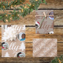 Search for holly wrapping paper Cute