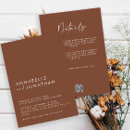 Search for brown wedding invitations Simple