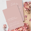 Search for blush pink invitations Simple