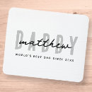 Search for happy fathers day mouse mats Black and white