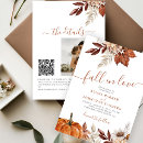 Search for love wedding invitations fall