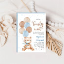 Search for sweet baby boy shower invitations We can bearly wait