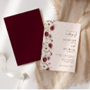 Search for wine red wedding invitations Boho
