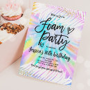 Search for foam birthday invitations Pool party