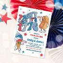 Search for 1776 invitations Red white and blue