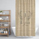 Search for burlap shower curtains Monogrammed