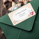 Search for gingerbread return address labels Modern