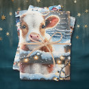 Search for christmas cow wrapping paper Festive