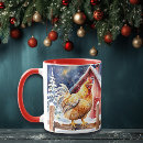 Search for cute chicken mugs Watercolor