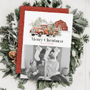 Search for red barn christmas cards Vintage