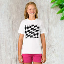 Search for black and white checkered tshirts For kids