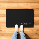 Search for gold doormats Black