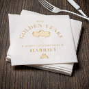 Search for 65th anniversary napkins Gold