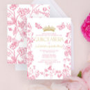 Search for pink and gold quince invitations Floral