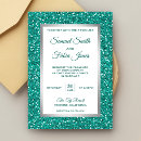 Search for faux silver foil invitations Glam