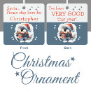 Search for santa face christmas tree decorations White