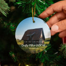 Search for new home christmas tree decorations First house