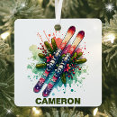 Search for skiing christmas tree decorations Skis