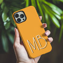 Search for orange yellow iphone cases Initials