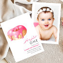 Search for doughnut miss this party invitations Baby girl