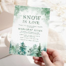 Search for snow bridal shower invitations Winter wonderland