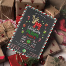 Search for pajama christmas invitations Reindeer