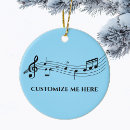 Search for band christmas tree decorations Music notes