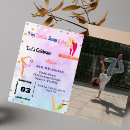 Search for gymnastics girl birthday invitations Modern