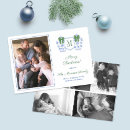 Search for green and white christmas cards Photo collage