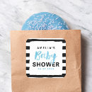 Search for blue and white stripes stickers Baby shower