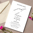 Search for nontraditional wedding invitations Nothing fancy just love