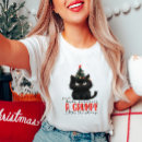 Search for grumpy christmas tshirts Funny christmas cat