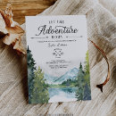 Search for let the adventure begin baby shower invitations Mountain