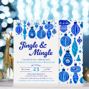 Search for mingle and jingle invitations Blue