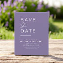 Search for purple paper invitations Minimalist
